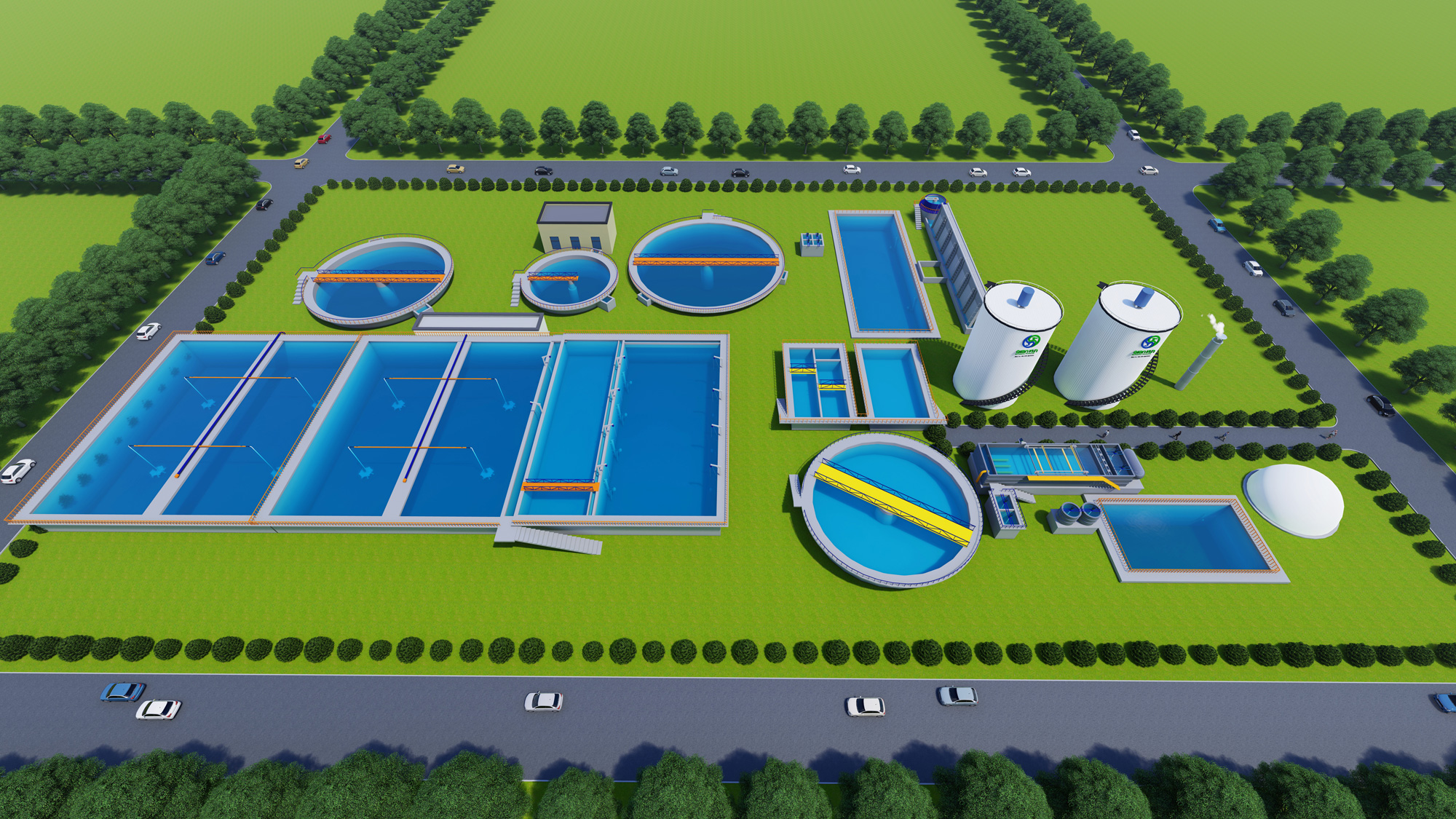 尼日利亞8000立方米每噸造紙廢水+2500立方米每噸化機(jī)漿污水處理EPC項(xiàng)目